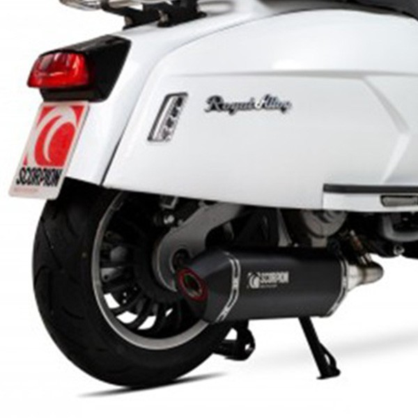 Scorpion Exhaust Royal Alloy GP/TG 300 E5 LC Scorpion Exhaust Ceramic Black